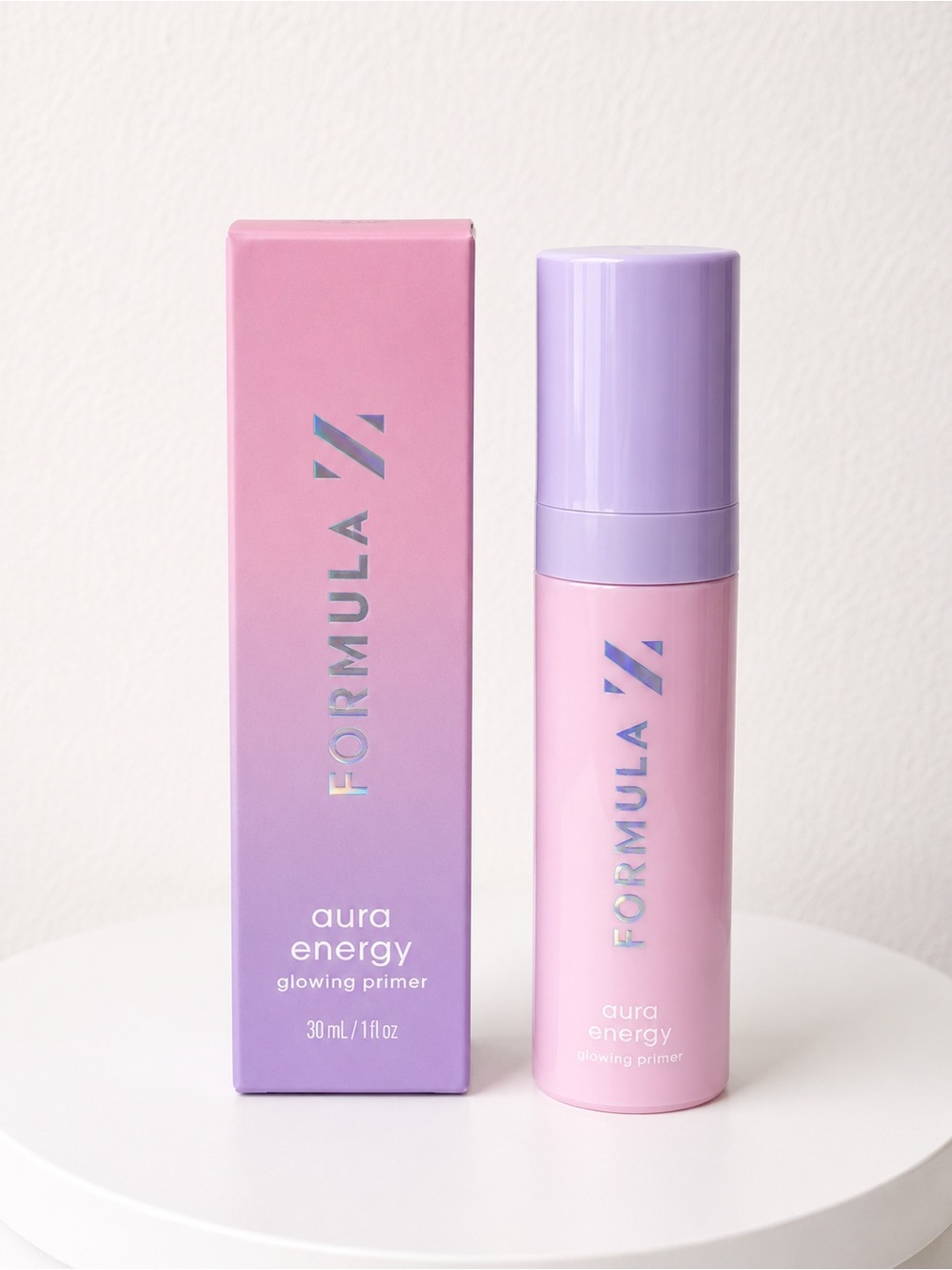 Aura Energy Glowing Primer — Pink & Lilac
